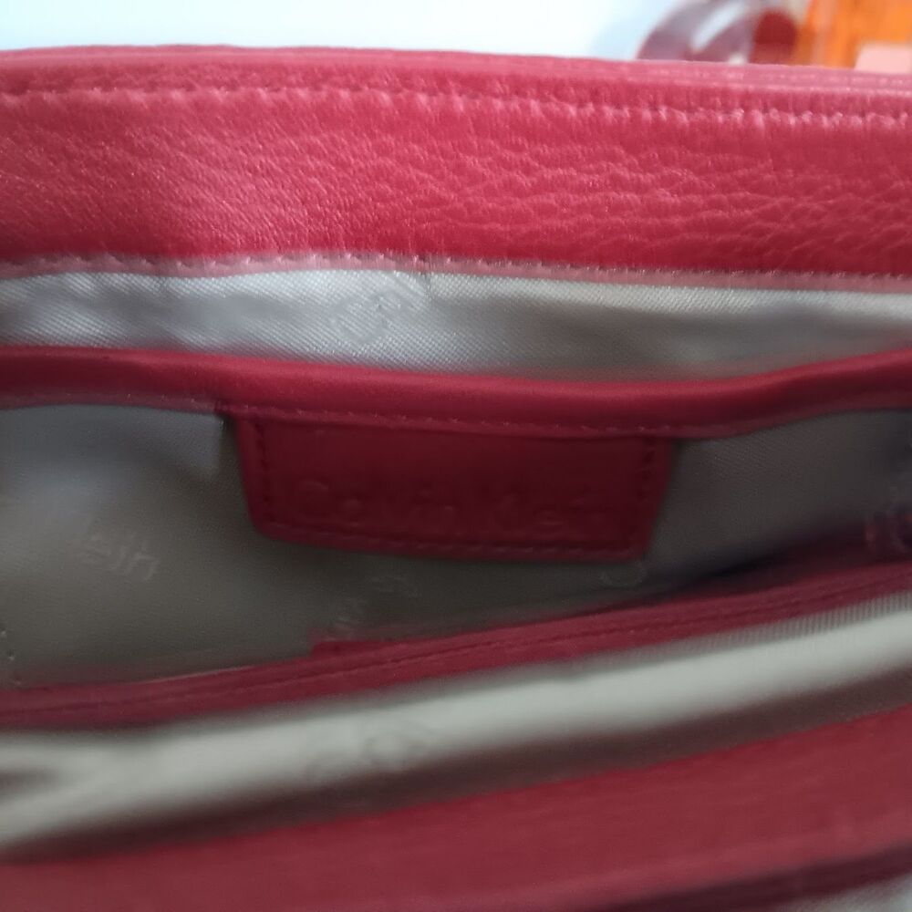 Calvin Klein shoulder bag leather red - Picture 6 of 8